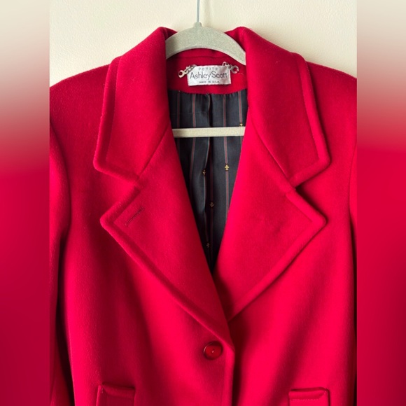 Vintage Ashley Scott Women’s Petite 100% Pure New Wool Coat - Picture 3 of 13